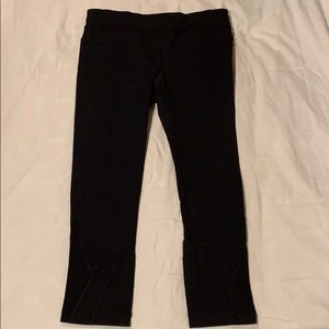 Lululemon Black Running Crops